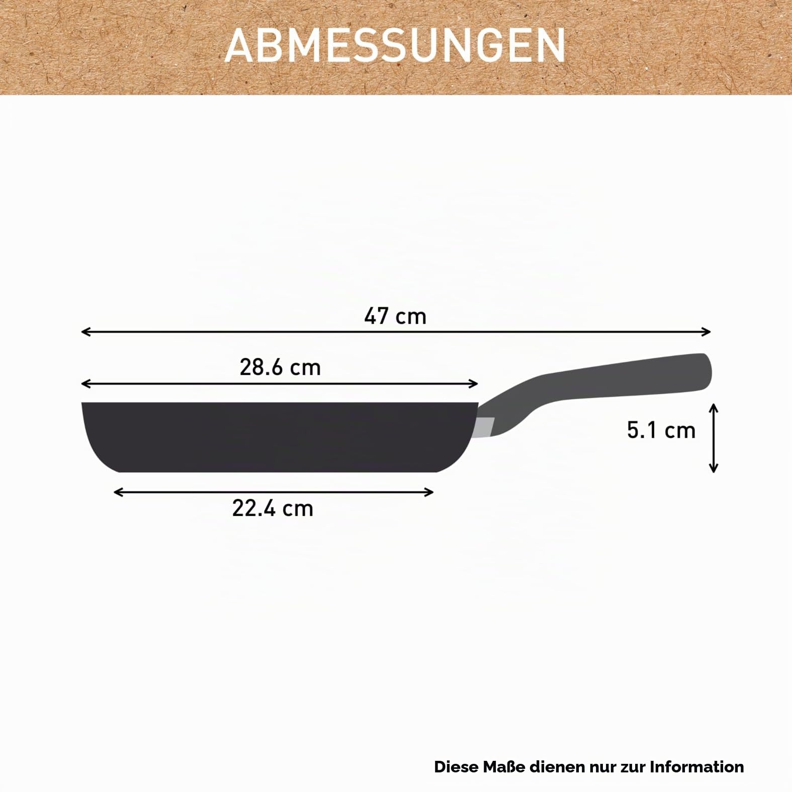 Tefal Renew On Bratpfanne 28 cm Induktion, Aluminiumpfanne mit Thermo-Signal bei idealer Brattemperatur, für alle Herdarten geeignet, Keramikversiegelung, Made in France, C42706