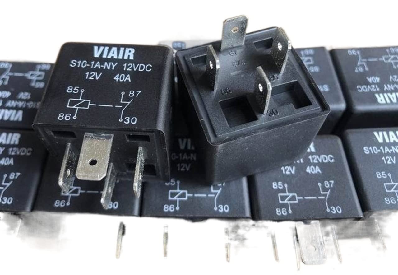 WBNFFUCYU New S10-1A-NY 12VDC Relay 4pins ; Base(S10-1A-NY 12VDC)