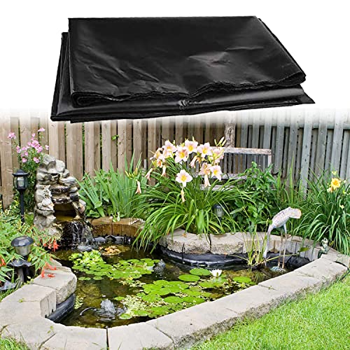 Bâche pour Bassin Extérieur 4x6m Bâche D'étang HDPE de Léger Durable 3x2m Revêtement De Bassin 0,12 mm D'épaisseur 5x4m Étang Liner Membrane renforcée pour Bassin De Jardin Cascade Bassin Poisson