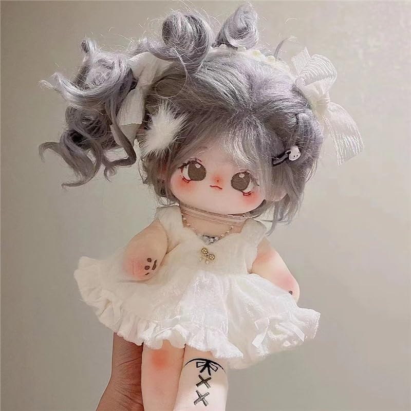 Amazon.com: Ruyumei Cotton Doll Girl 30cm/12 inches Cool Long Hair 