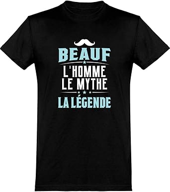 T Shirt Homme Beauf La Legende Cadeau Homme Fete Des Peres Humour Papa Anniversaire Original Rigolo Humoristique Amazon Fr Vetements