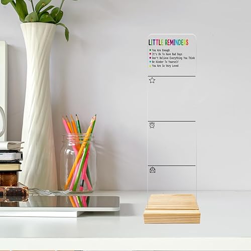 Miniatura 4 de Tablero de notas para monitor de computadora, tablero de notas acrílico para monitores de computadora, computadora portátil y de escritorio con