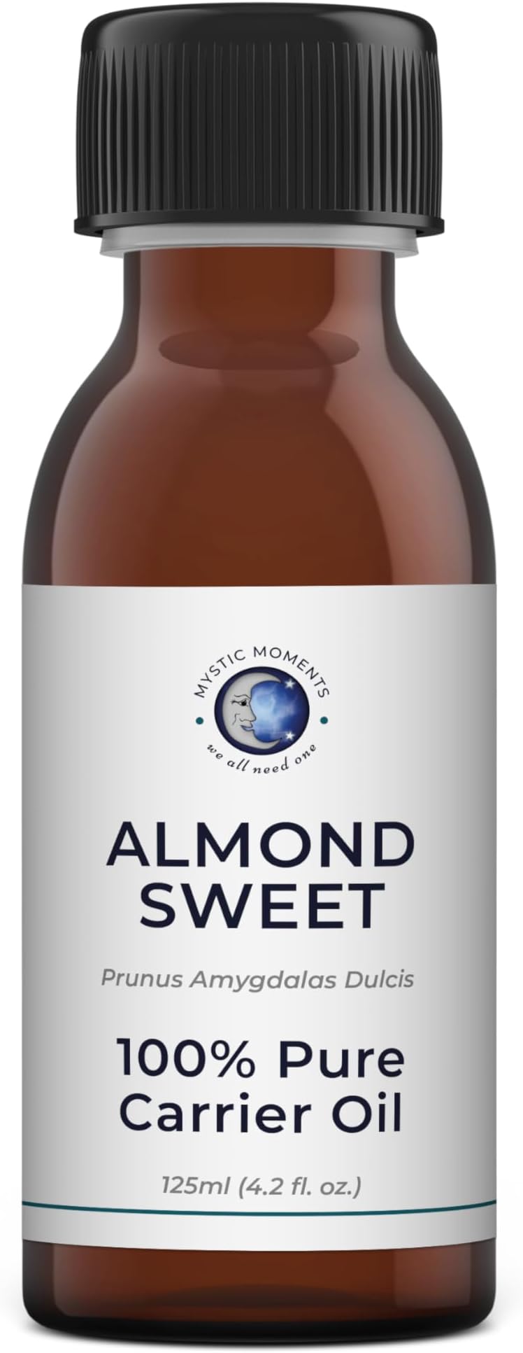 Sweet Almond Carrier Oil 125ml | Prunus Amygdalus Dulcis | Nourishing Moisturising Treatment for Skin, Hair & Massage | Natural Aromatherapy Carrier