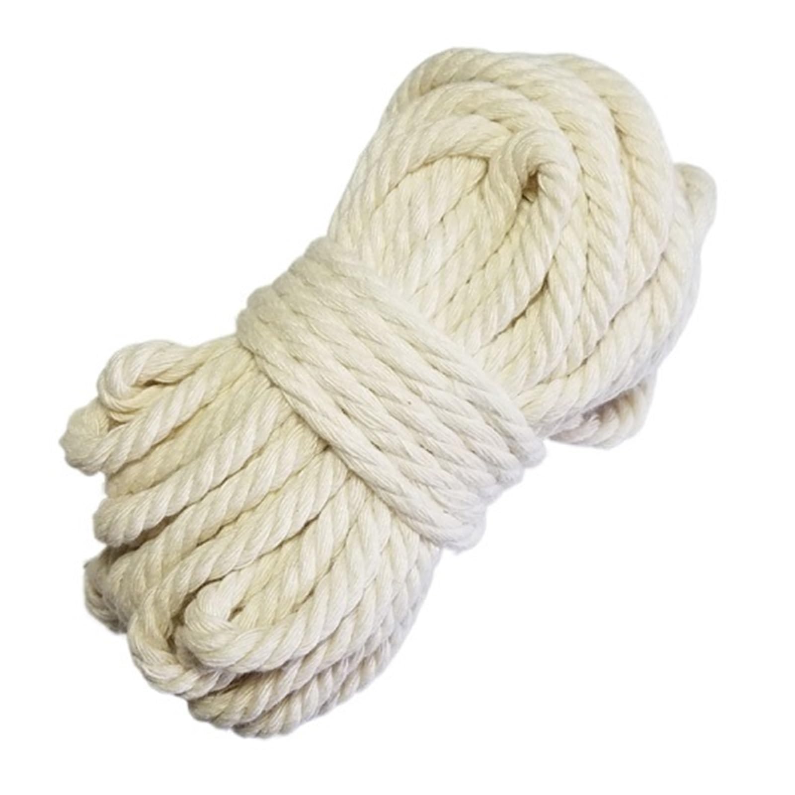 Cotton Rope Twine Macrame Cords Tag Hang Handmade Accessory(6mm 10m)