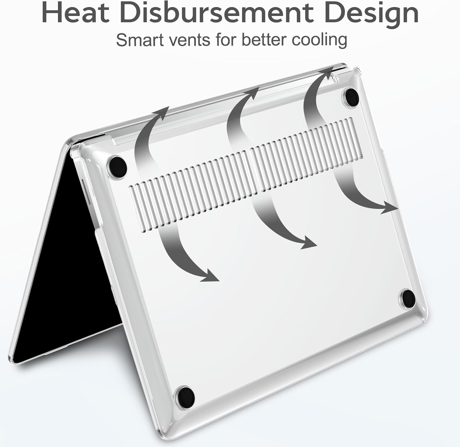 B BELK Case for Microsoft Surface Laptop 15 inch Touchscreen Copilot+ PC 2024 (7th Edition) Model: 2037, Plastic Hard Shell Case + Keyboard Cover + Screen Protector for 15'' Microsoft Surface, Clear - Image 8