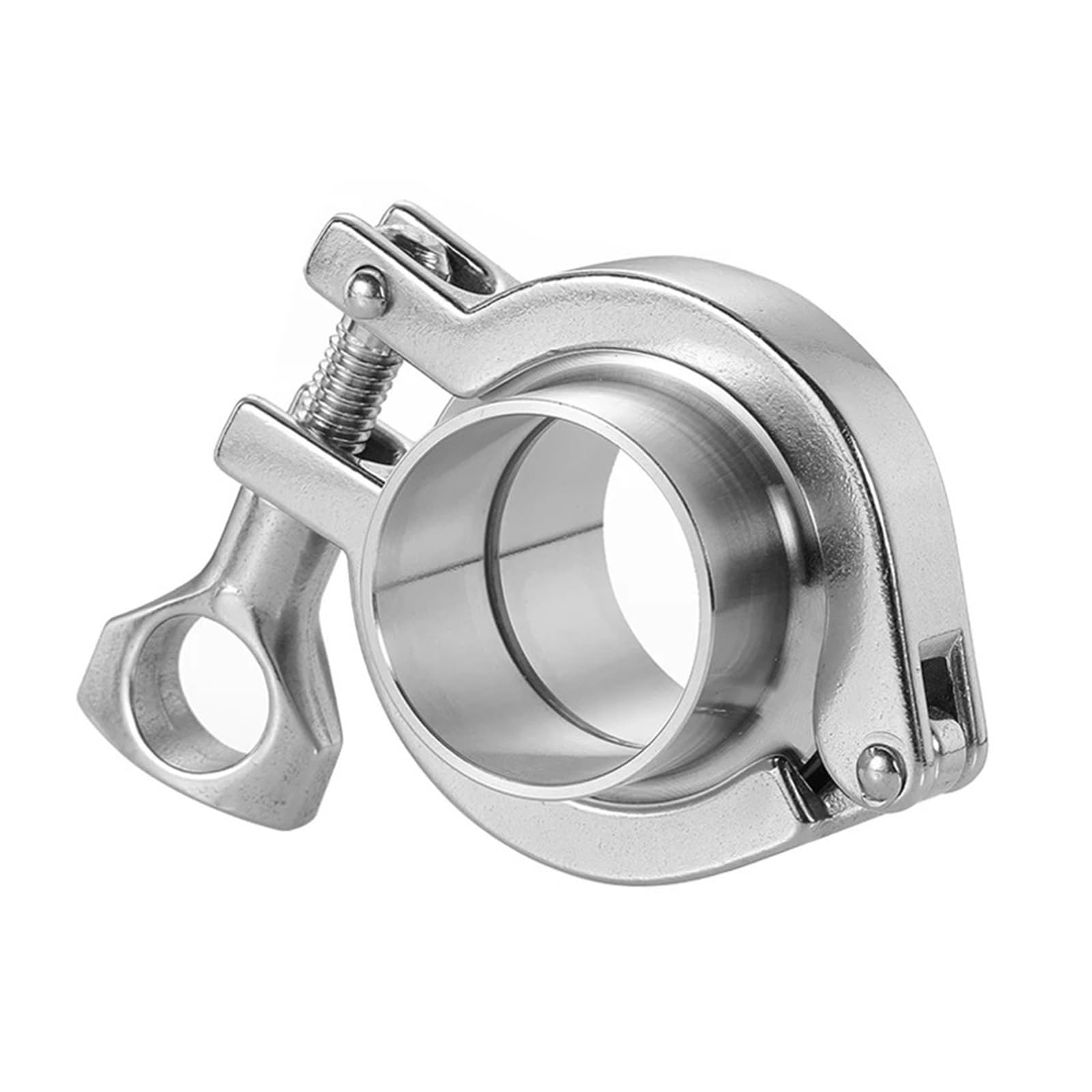 1pc Pipe Weld Ferrule + Tri Clamp + Silicone Gasket Stainless Steel 3/4'' 1'' 1.5'' 2'' 3'' 4'' 6'' 8'' BIANMTSW(108mm x Ferrule 119)
