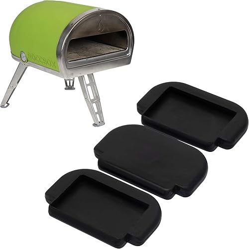 Gozney Roccbox - Horno para pizza con patas de goma color negro, protectores de superficie (3 unidades)