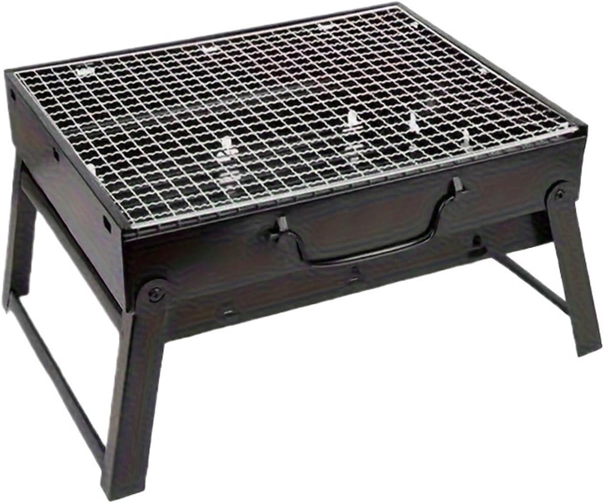 1pcs Portable Charcoal Grill Stainless Steel Small Fit For Mini Tool Kit Outdoor Cooking Camping Picnic Beach Portable