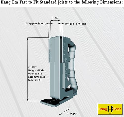 Miniatura 9 de Hang Em Fast Easy Herramienta para colgar en vigas