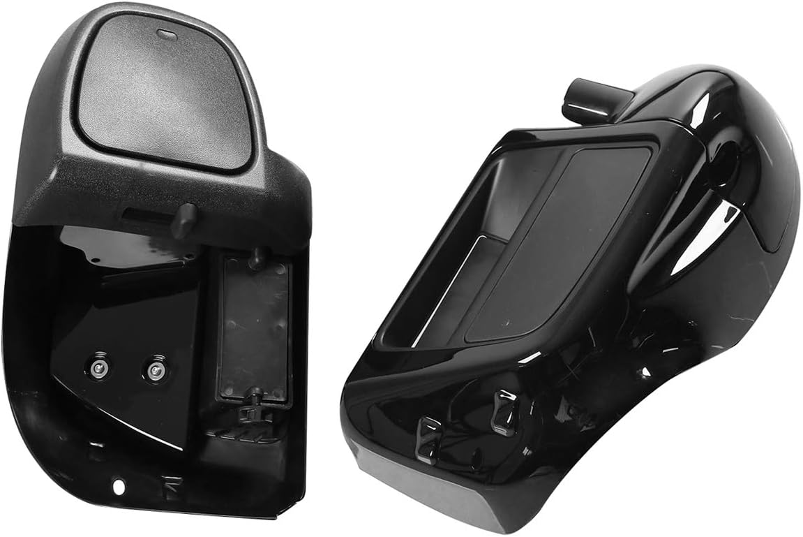 HTTMT Lower Vented Leg Fairing Glove Box For Harley Touring Street Glide Ultra 2014-2017 Models
