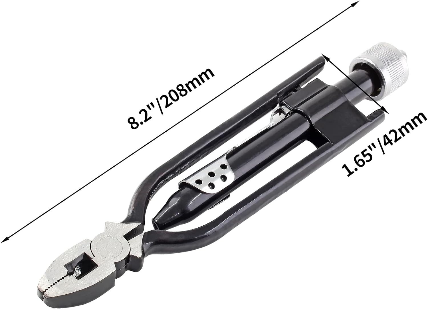 Bonsicoky 6 Inch Safety Wire Pliers with 50 FT Safety Wire, Heavy Duty Wire Twisting Tool for Aircraft, Machinery, Vehicles