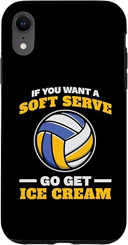 Miniatura 24 de iPhone 16 If You Want A Soft Serve Go Get Ice Cream Girl Volleyball Case