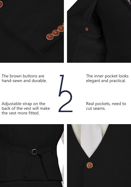 Retro Linen Men Suit Notched Lapel Slim Fit Beach Wedding Suits for Men 3 Pieces Linen Jacket Blazer Homecoming Tuxedo