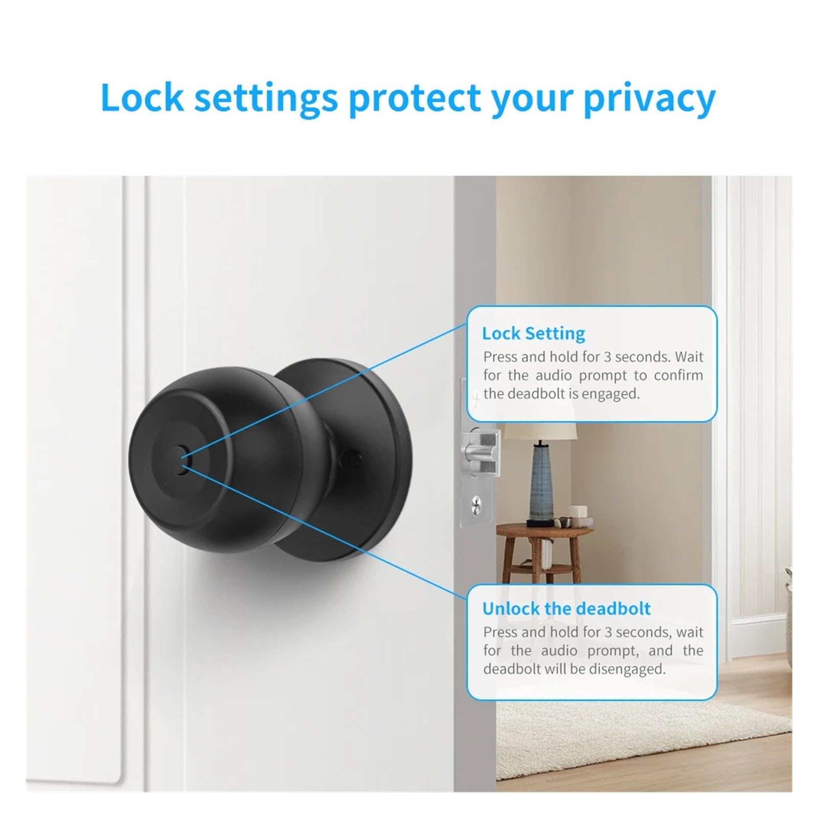 Blokada drzwi Smart Devices Bluetooth Biometryczny odcisk palca Drzwi