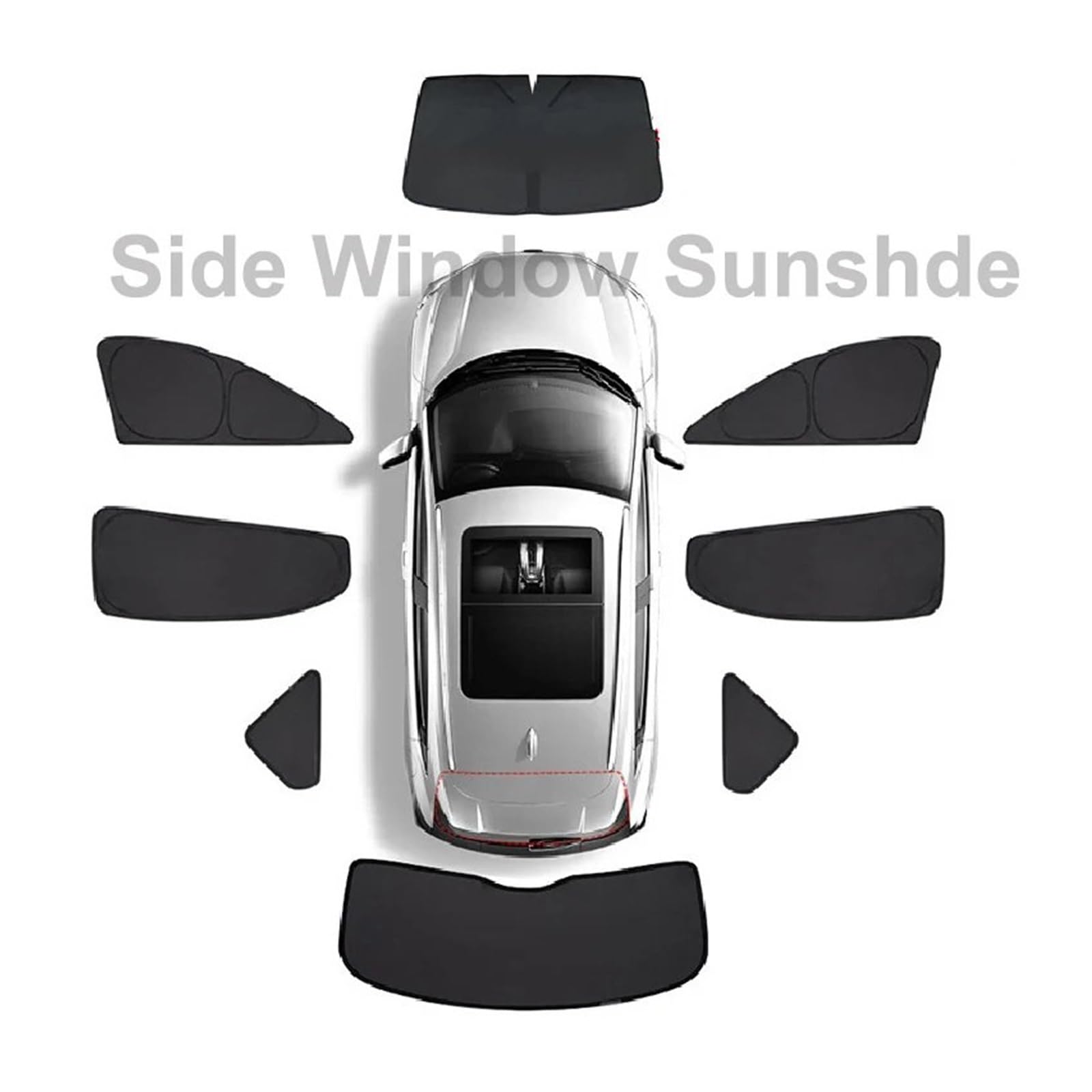Laterali Tendine Parasole Auto Parabrezza Parasole Copertura Per Tesla Per Modello 3 Per Y 2017-2024 Protezione Finestra Laterale Anteriore Privacy Cieco Ombreggiatura Bambini