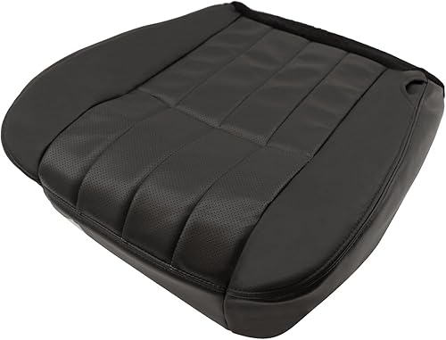 2006 F250 para Harley-Davidson pasajero parte inferior perforada cubierta de asiento de cuero negro