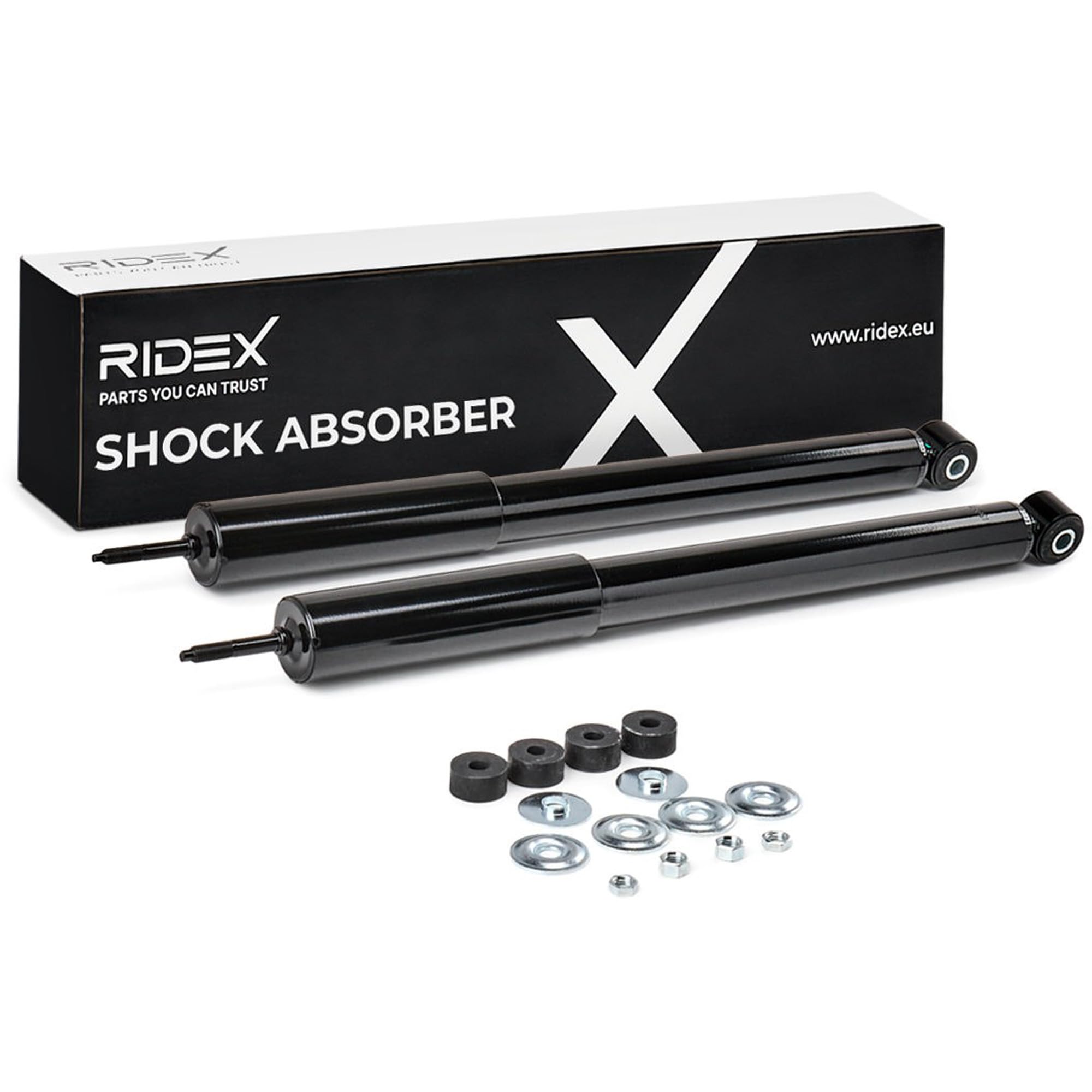 RIDEX 2x Amortisseur Arrière Pression de gaz Compatible avec RENAULT 19 2 3/5 portes B/C53 19 1 3/5 portes B/C53 19 2 Cabriolet D53, 853 19 2 Chamade L53 19 1 Chamade L53