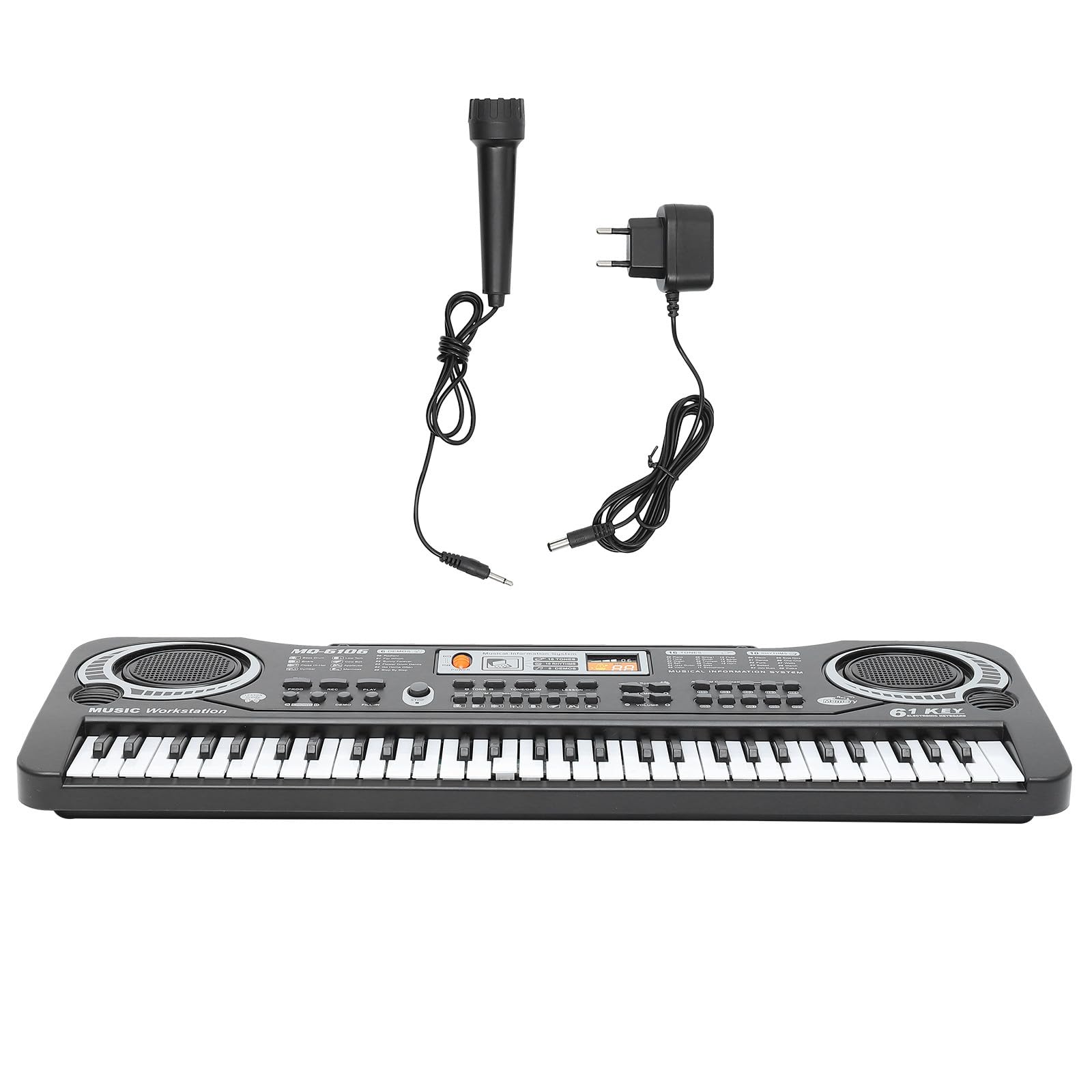 GALPADA Teclado de Piano Electrónico para Niños Reconocimiento de Voz y Diseño de Múltiples Teclas en Material Abs, Juguete Musical Educativo para Aprendizaje Temprano