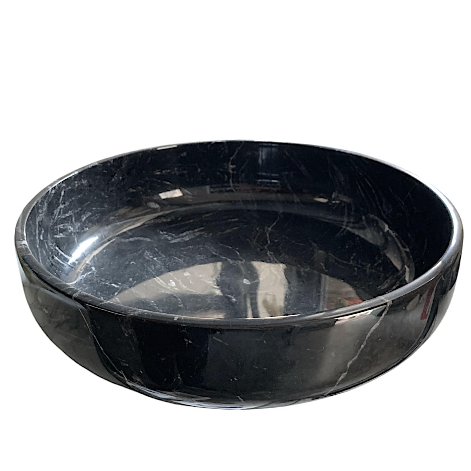 Bol en marbre noir Marquina vide-poche chic pour sublimer votre table basse