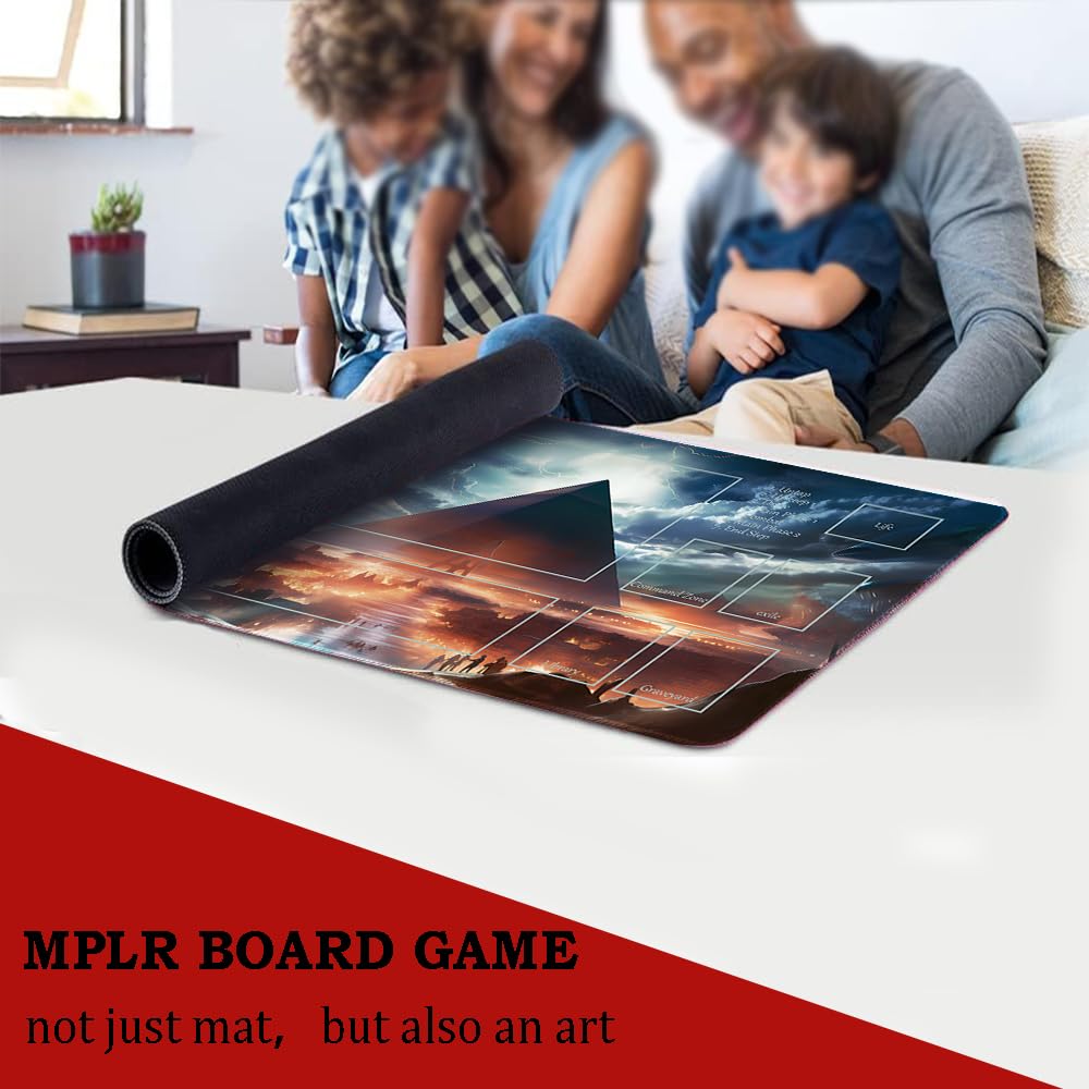 MPLR BOARD GAME Gioco da Tavolo MTG Tappetini da Gioco +Sacchetto Impermeabile Gratuito, Bordi