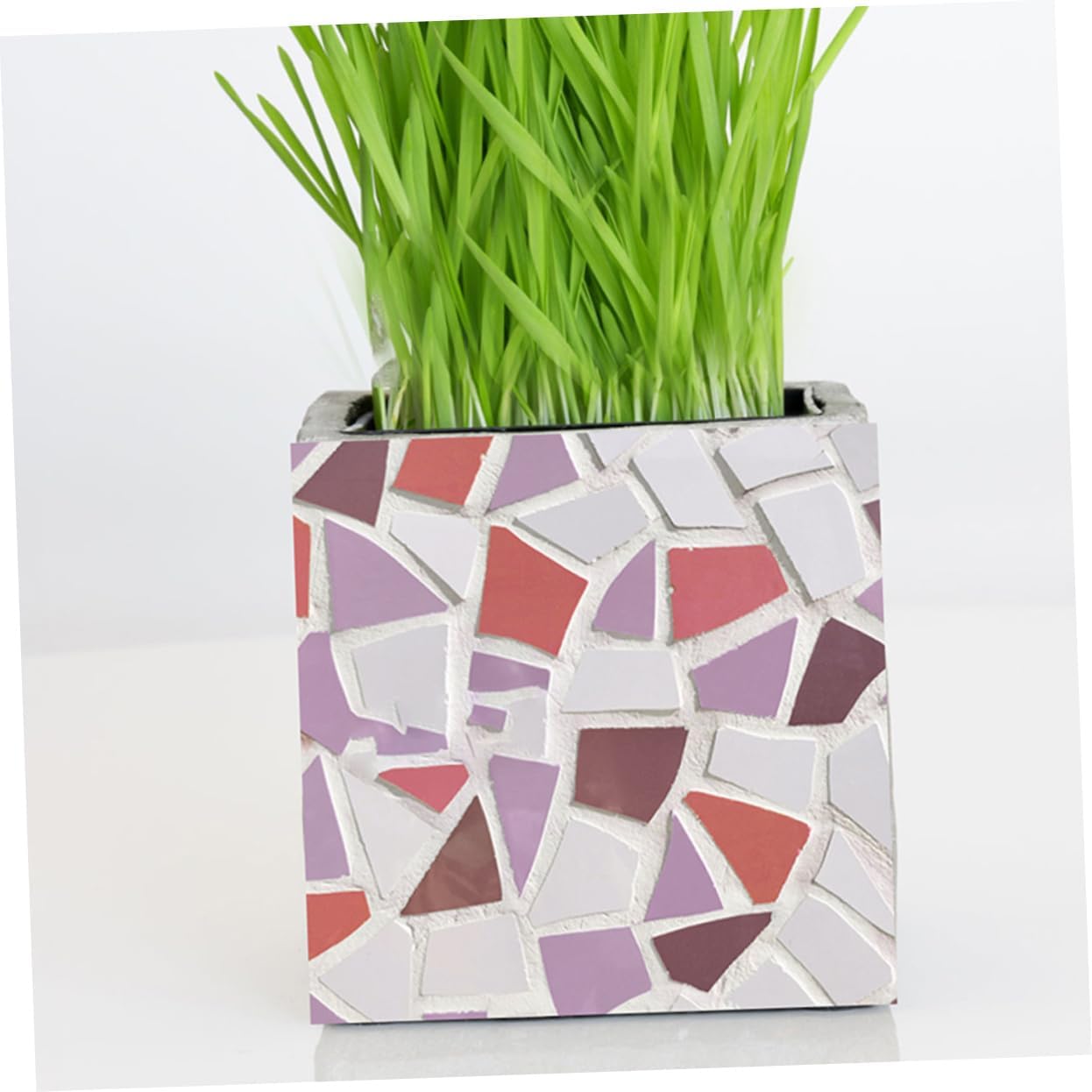 Mobestech DIY Irregular Shape Ceramic Tiles Bag for Crafts Mosaic Art Projects Home Decor Handmade Unique Patterns for Clocks Vases Jewelry and Garden Paths