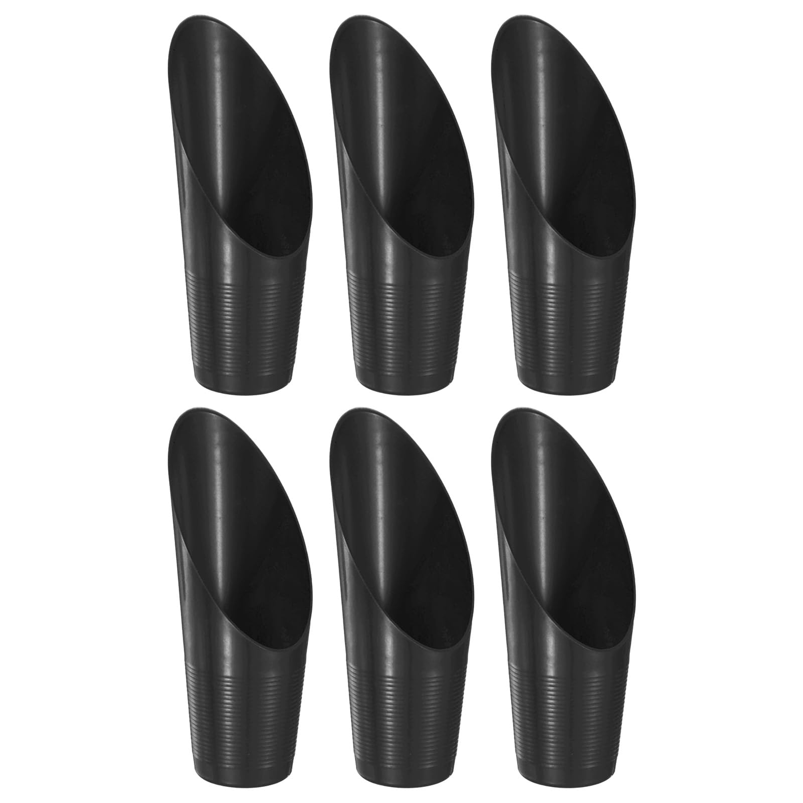 M METERXITY 6-Pack Bonsai Soil Scoops Plastic, Black