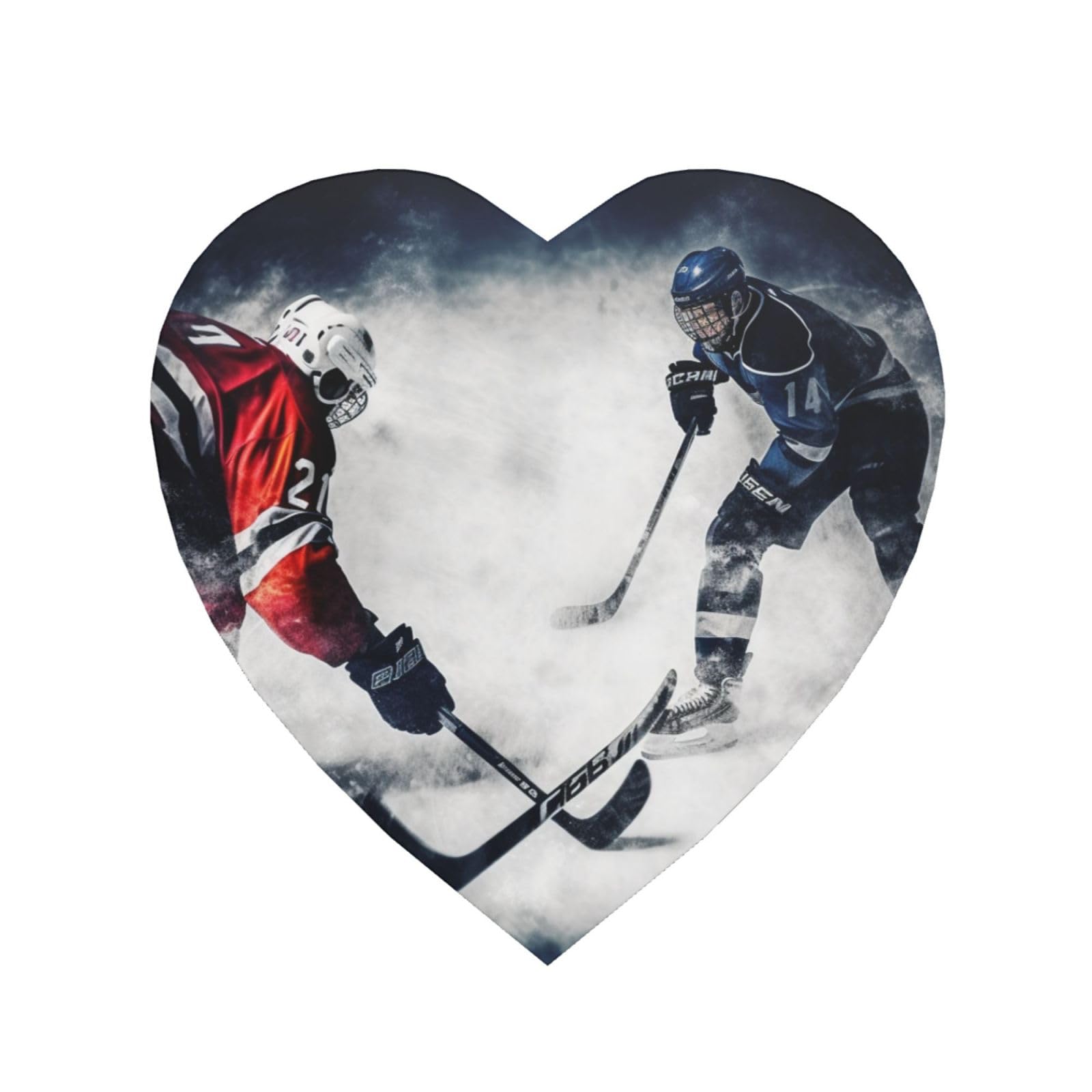 Ice Hockey Art Fridge Magnets Cute Strong Refrigerator Magnets Fun Magnet for Locker Office Whiteboard Decor, Door Magnets Decorative Magnetic Stickers for Home Decor