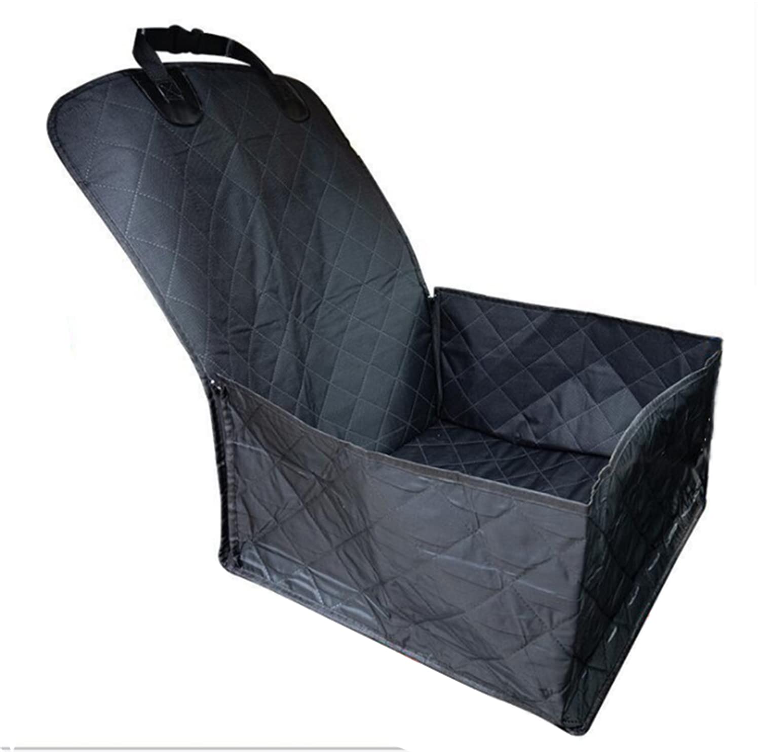 WANGCL Hunde Sitzbezug Einzel Wasserdicht Auto Booster für Hunde Haustier Autobedarf Pet Booster Sitz für Rücksitz 2 in 1 Vordersitz Matte Booster Sitz