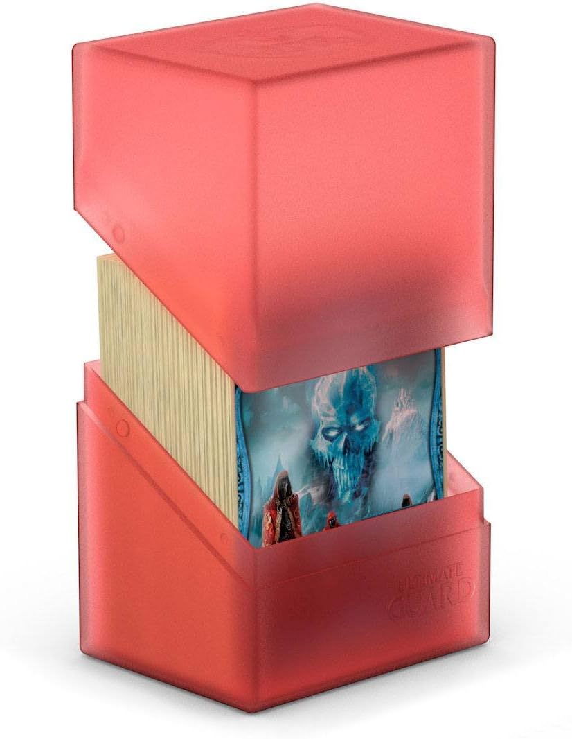 Ultimate Guard Boulder 80+ Classic, Deck Case for 80 Double-Sleeved TCG Cards, Onyx, Secure & Durable Storage for Trading Card Games, Soft-Touch Finish image 2