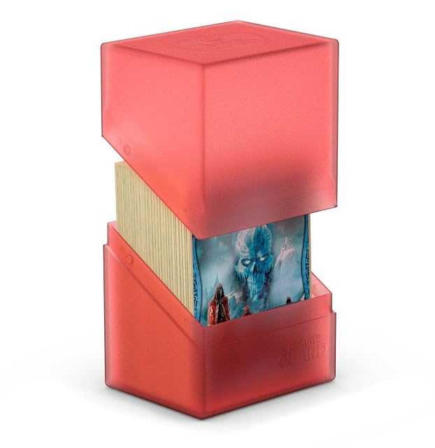 Ultimate Guard Boulder Deck Case - Caja para 80 Cartas, tamaño estándar, Color Amatista