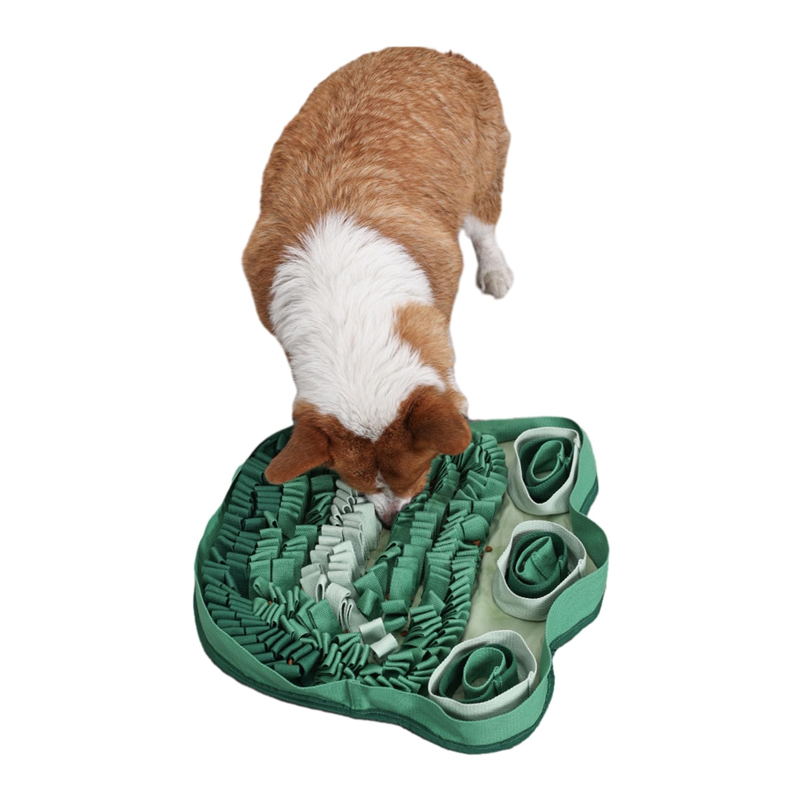 Snuffle - Juguete colorido para perros, dispensador de golosinas, resistente a los masticables, suave, para perros, fomenta la habilidad de búsqueda de comida, juguete interactivo para perros
