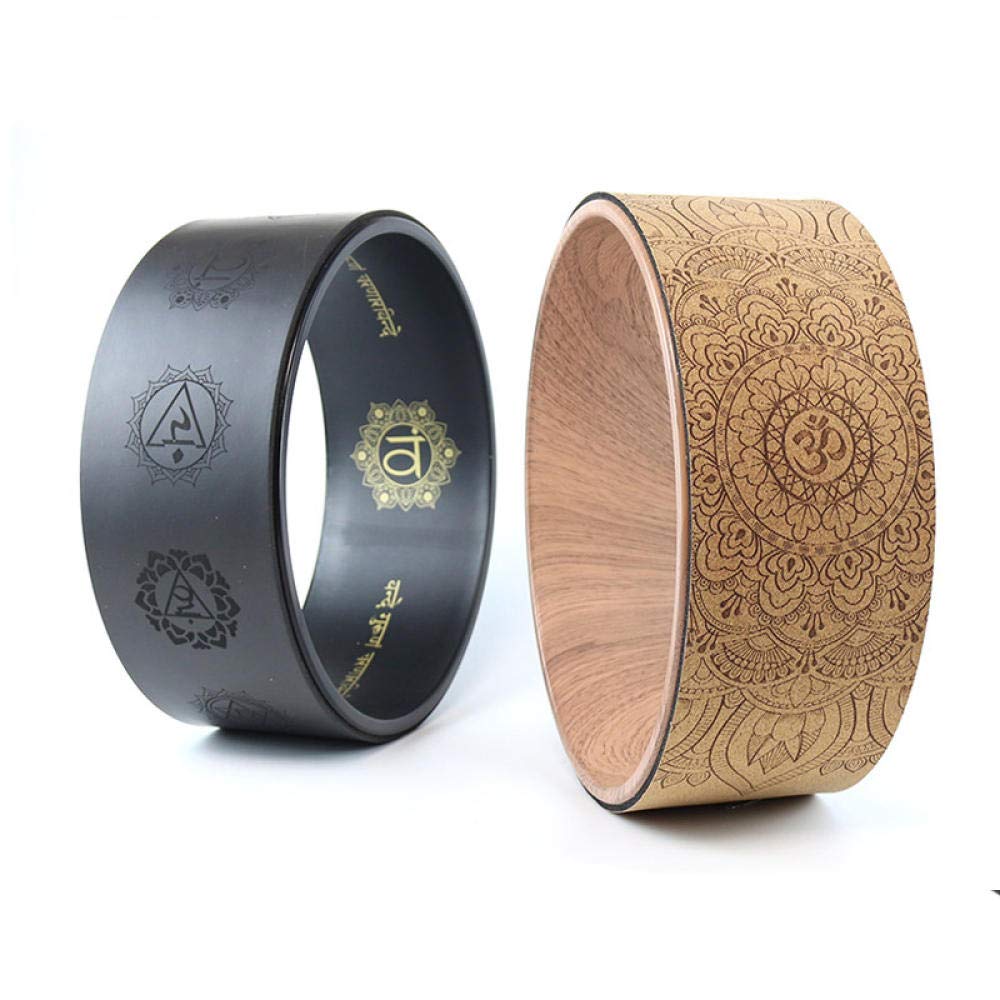 Anillo de yoga, herramienta de entrenamiento de madera suave para pilates y culturismo, ideal para entrenamiento de abdominales y ejercicios de gimnasio en casa