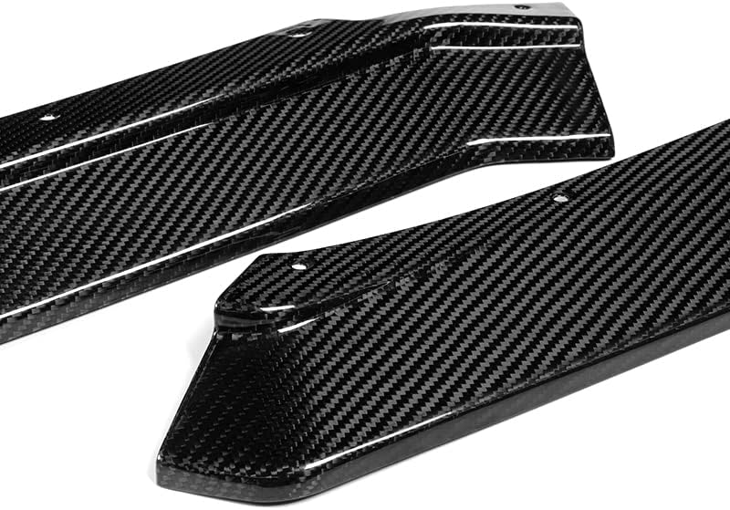 Miniatura 3 de EPARTS - Juego de 3 piezas de fibra de carbono estilo 5VM para parachoques delantero, divisor de labios, protección compatible con Chevrolet