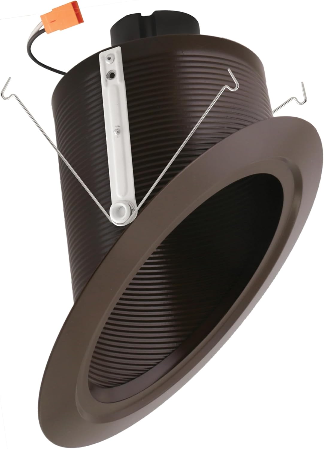Elco EL763CT5 The Slant System 6" Integrated LED Baffle Recessed Trim - 1050 Lumens 5000 Kelvin - Bronze