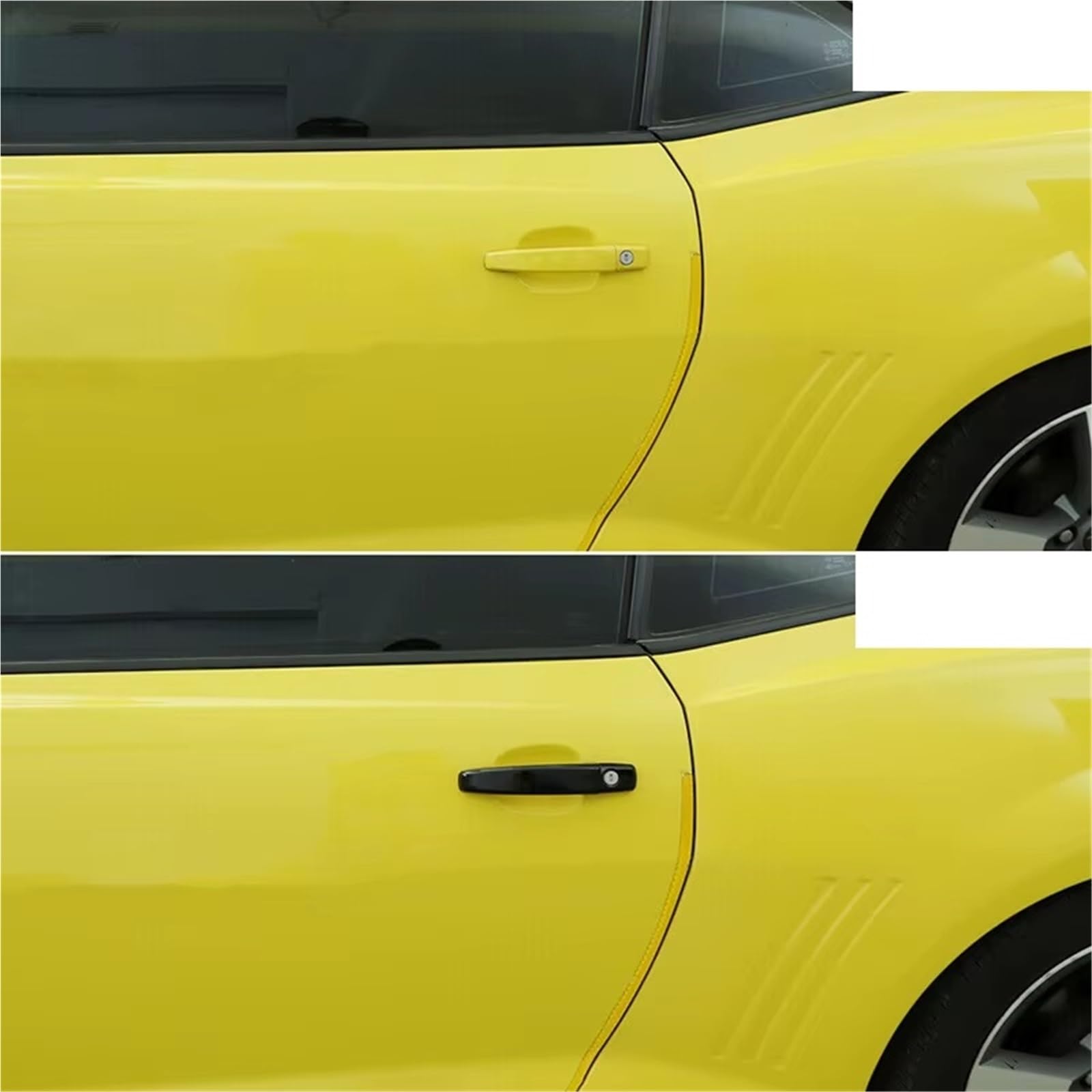 Copri Maniglia Esterna Porta Auto Esterno Maniglia Della Porta Coperture Trim Kit Adesivo Compatibile Con C&evrolet Per Camaro 2010-2015 Copertura Protezione Più Coppia Di Accessori