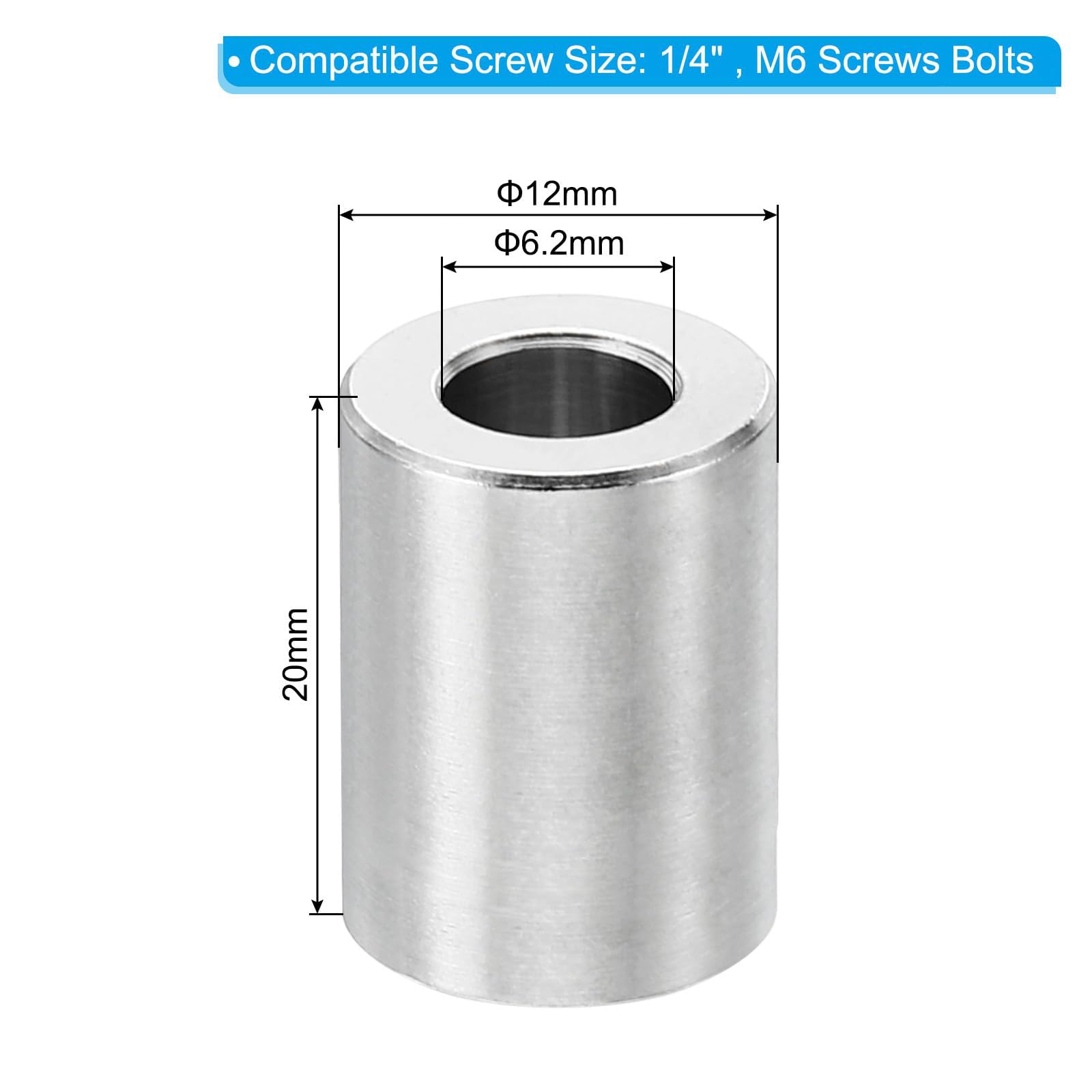 Unifizz M6 Stainless Steel Spacers - Image 2