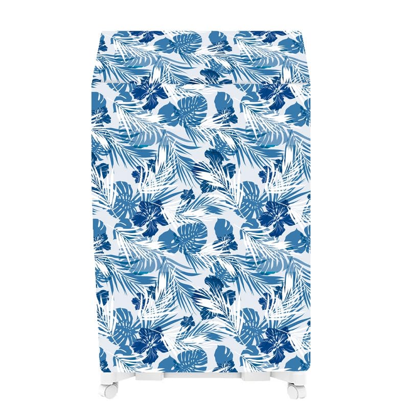 Image of Cooler Cover Suitable For Voltas Epicool 90-Litre Air Cooler Waterproof, Dustproof, Dimension- (HxWxD) 122X49X63 CM, White Blue.