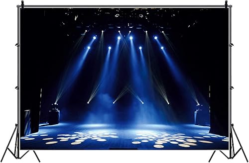 Miniatura 4 de Yeele Proyector de escenario de lujo de 8 x 6 pies, cartel en vivo, noche sombría, fotografía escénica, fondo, superestrella, drama, espectáculo,