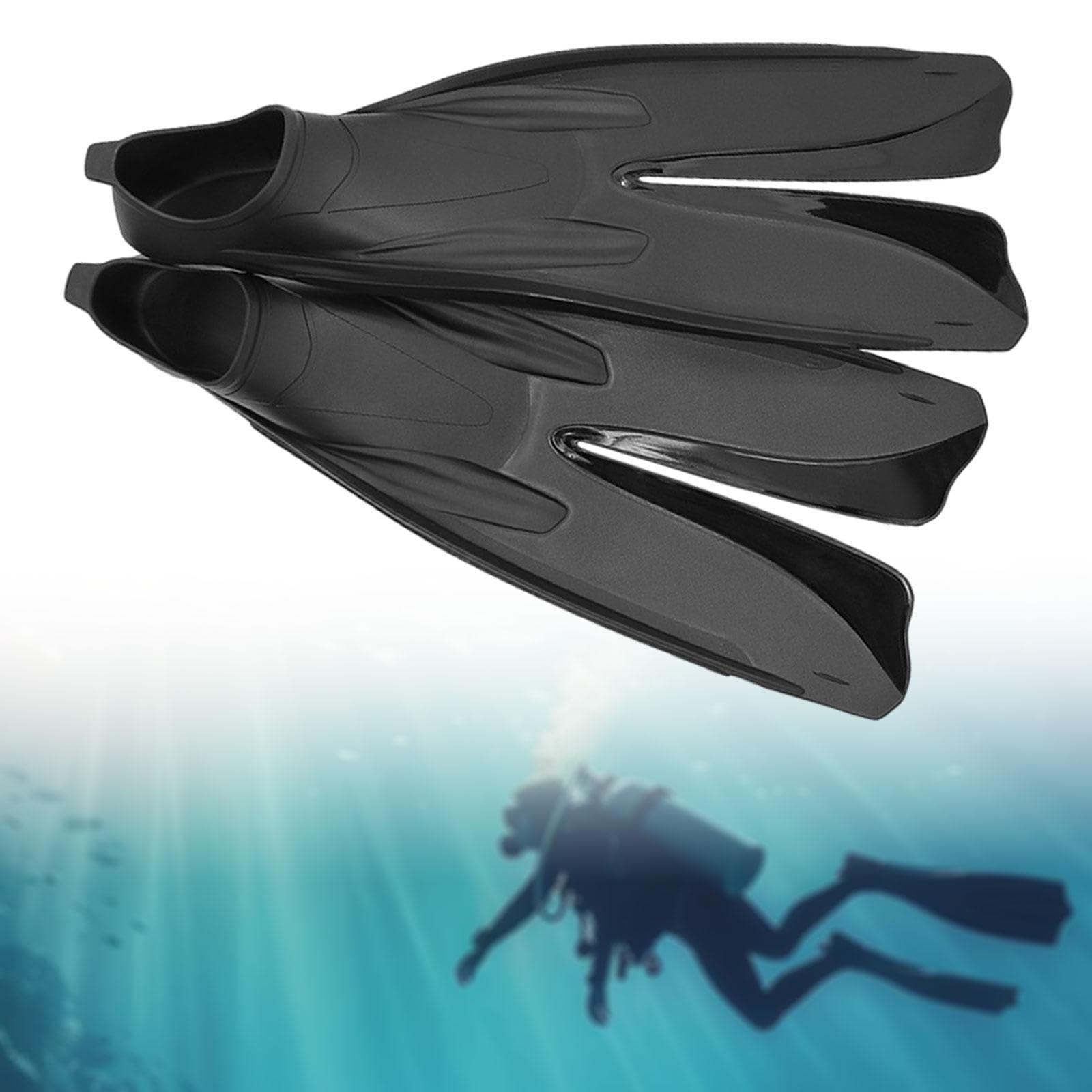 Aletas de Buceo Par Aletas para Accesorios Buceo Flippers Profesionales con Drenaje Rápido Y Anti-Fatiga Adecuadas para Adultos Y PIS