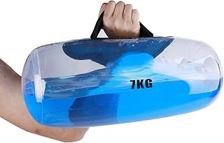 Adjustable Aqua Bag, Sandbag Alternative, Power Bag with Water, Core and Balance Training Weight Bag, Portable, Full Body Workout, Strength exercise, Cylinder