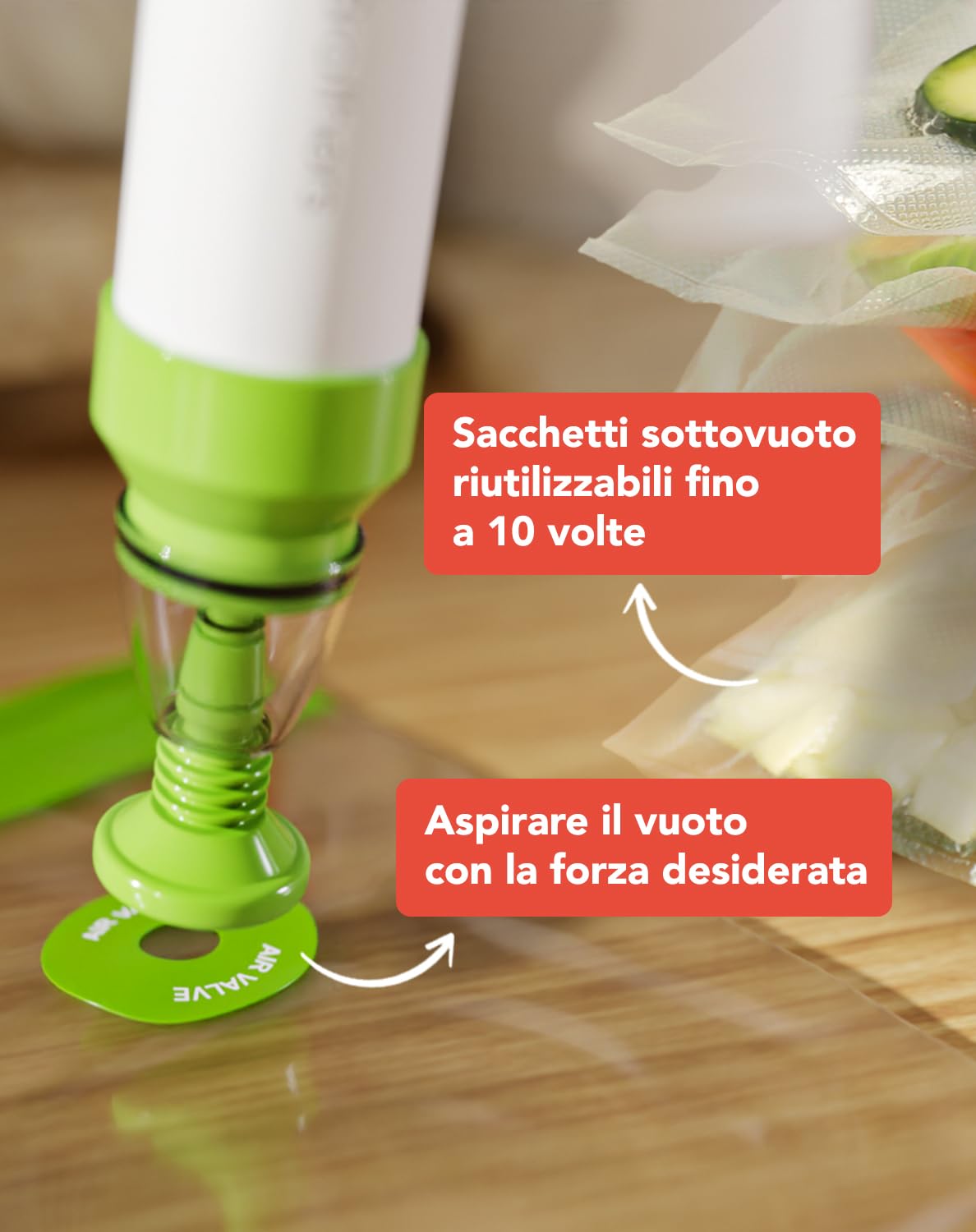 KitchenBrothers Termosubacqueo sottovuoto 1200W regolabile 0-95℃ (Nero)