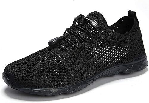 Vista 2 de Men's Quick Drying Aqua Water Shoes,3-Second Drainage & All-Terrain for Swimming,Hiking,Yoga