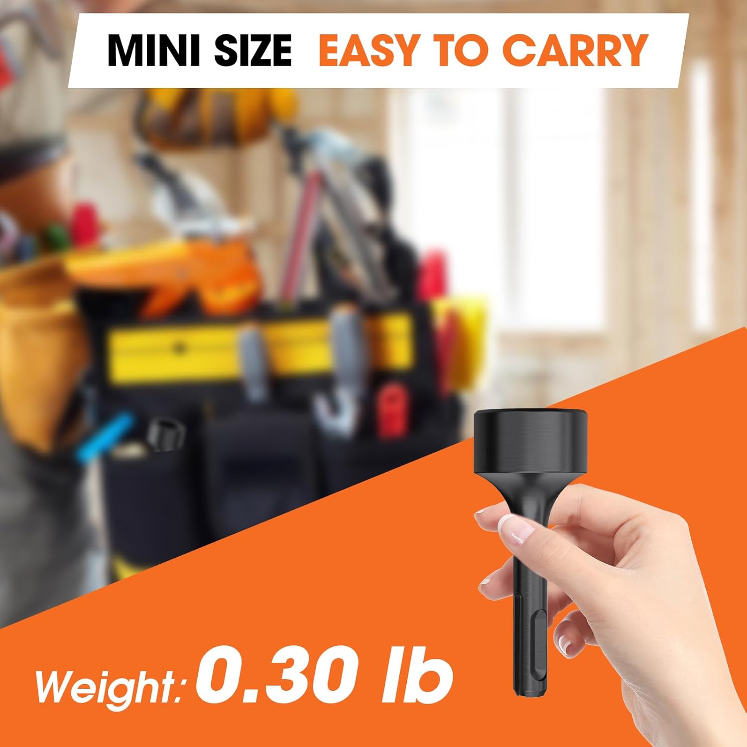 Ground Rod Driver for Hammer Drill SDS Plus Min, Ground Rod Driver Adapter, Rotary Hammer Drill (SDS Plus (Min))
