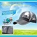 YOYEAH Men and Women Snapback Baseball Cap Sun Hat Outdoor Sports Mesh Hat Light Gray