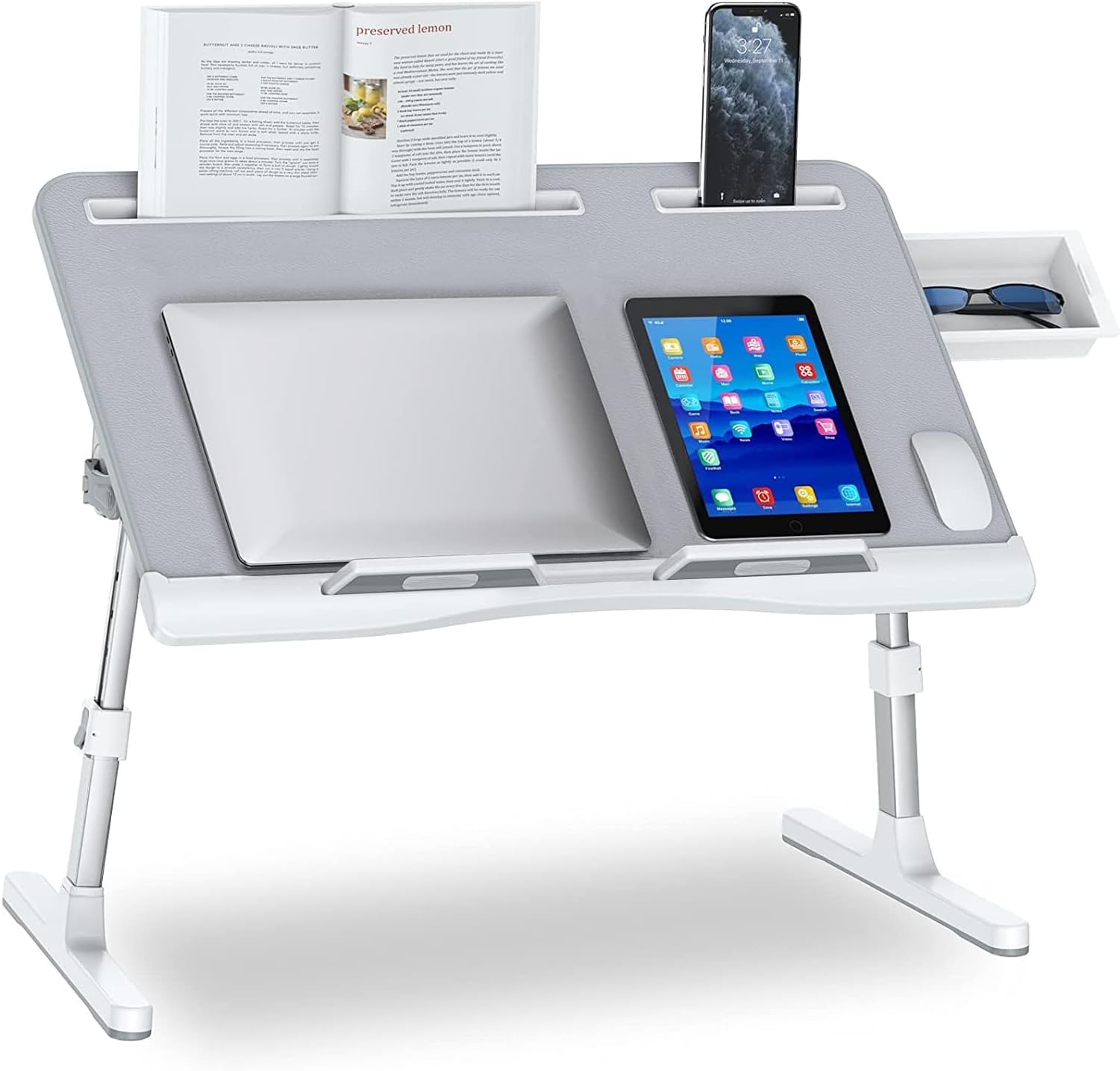 Laptop Desk for Bed, NEARPOW XXL Bed Table Bed Desk for