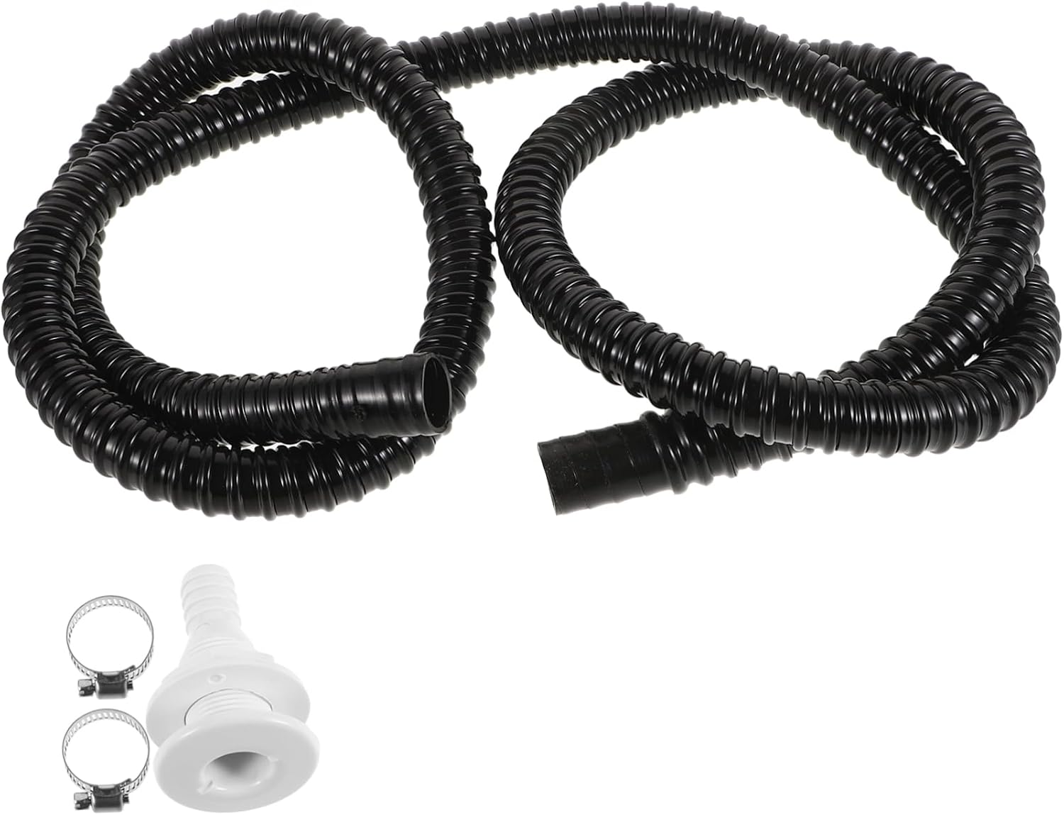 MAGICLULU 1set Flexible Drain Hose Kit for Rv and Boat for Water Removal and Versatile Applications