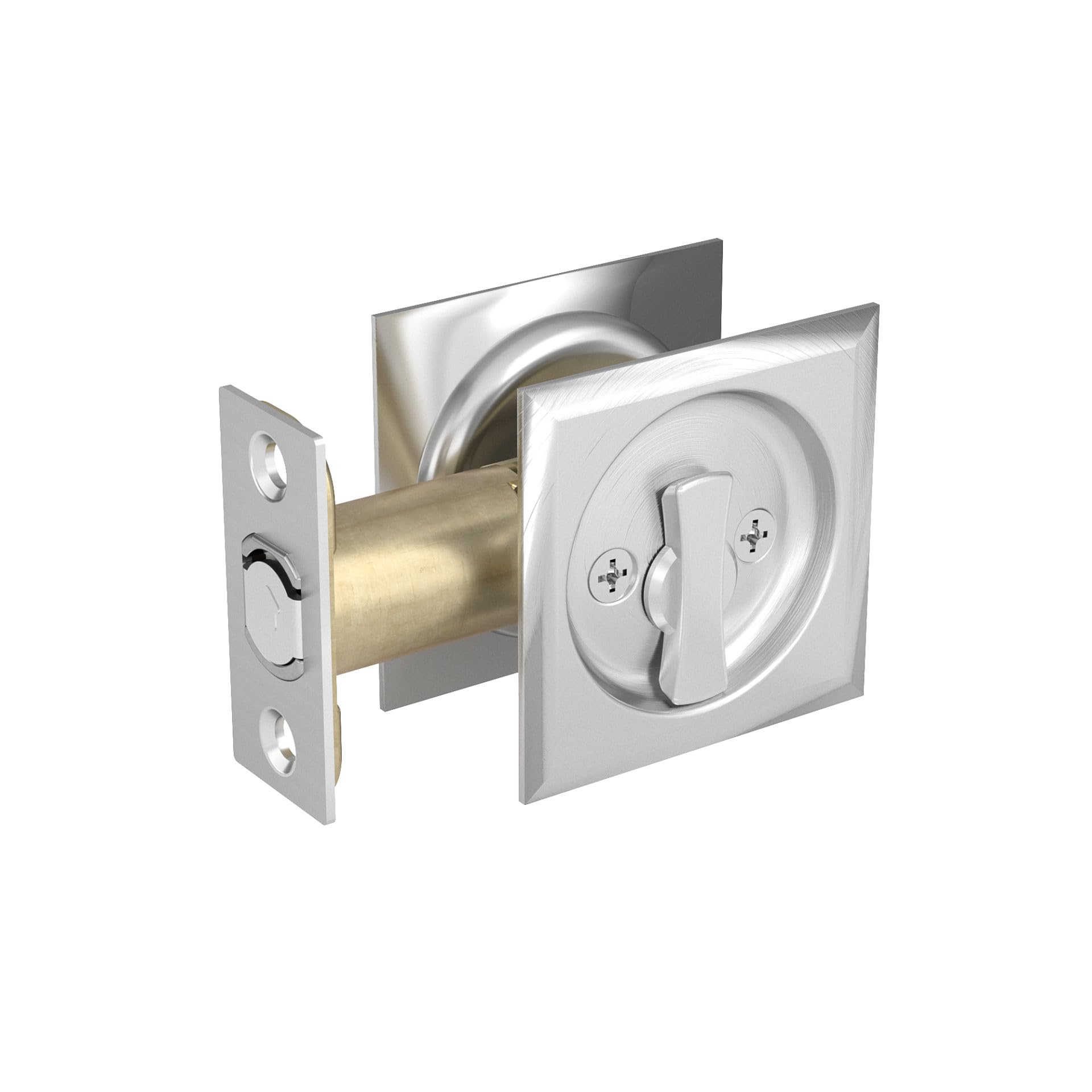 Poignée de porte de poche Onward 17SBC42 finition chrome brossé de qualité supérieure