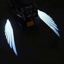 Motorcycle Angel Wings Projection Light Kit, 2pcs Motorcycle LED Angel Wing Motorcycle Underglow Wing Shadow LED Projector Light Motorcycle Lamp Shadow Welcome Light