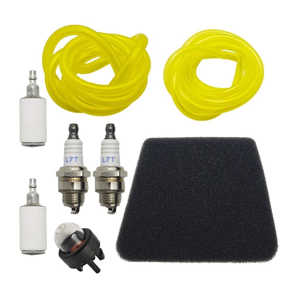 Filtre à air et poire d'amorçage pour réparer le moteur de votre tronçonneuse