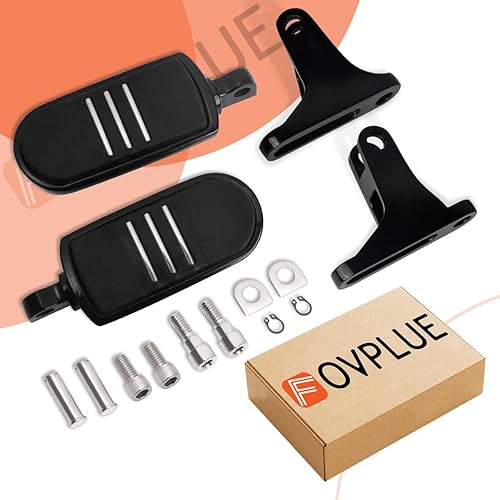 Miniatura 7 de FOVPLUE Reposapiés Mini para Pasajero, Pedales de Pasajero con Kit de Montaje para Harley Touring 1993-2025 CVO Electra Glide Road Glide Road King